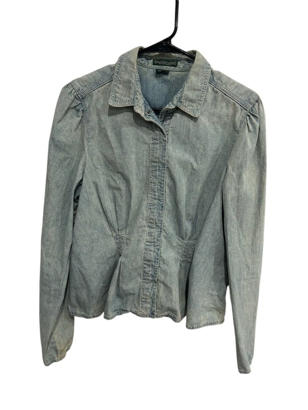 Lauren Jeans Company Ralph Lauren Large Denim Button-Up Jacket Classic Americana